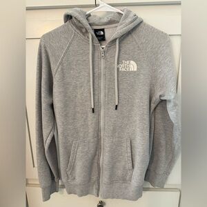 The North Face Women’s Light Gray Zip-Up Sweater